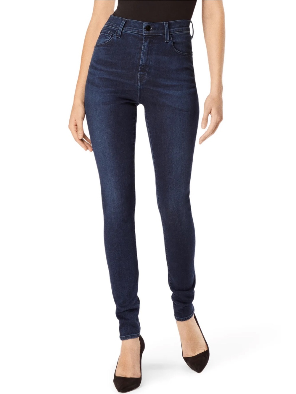 NWT J BRAND Carolina Super High-Rise Skinny Jeans in Photo Ready HD Phased 28